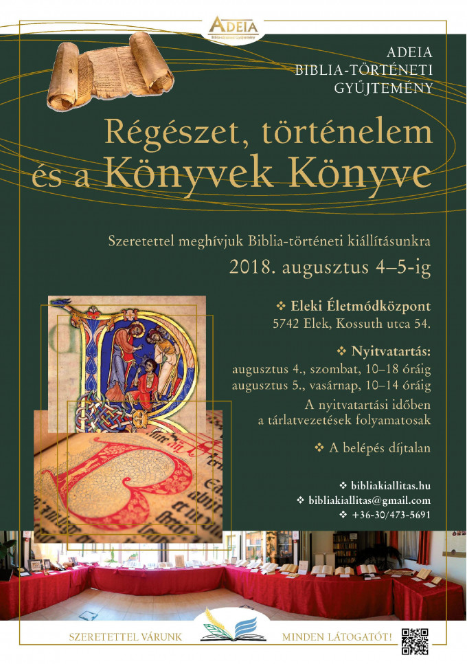 Biblia-történeti kiállítás