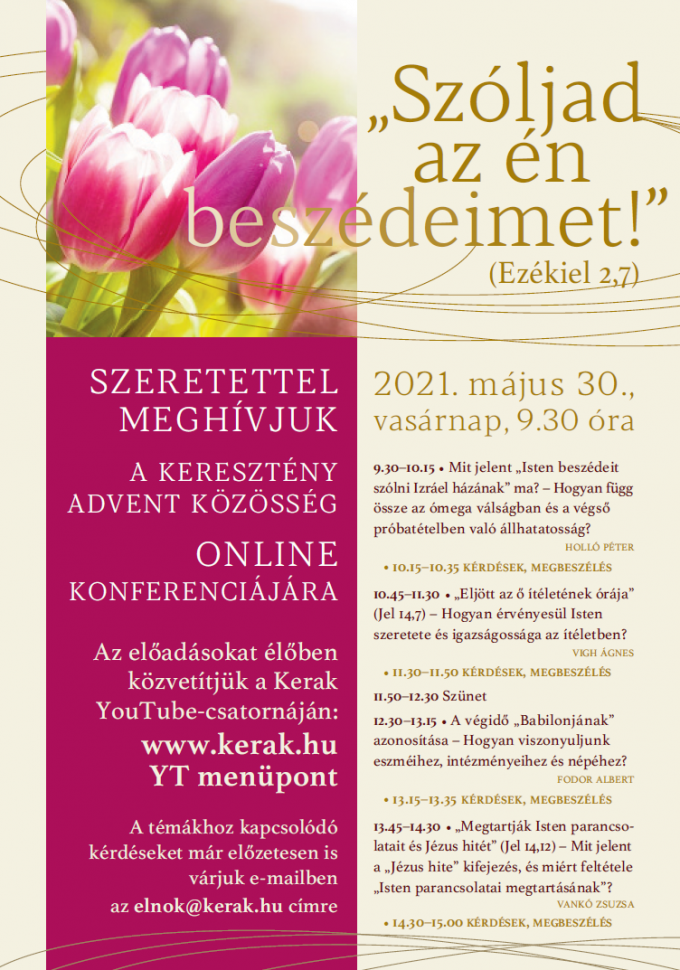 „Szóljad az én beszédeimet!” (Ezékiel 2,7)