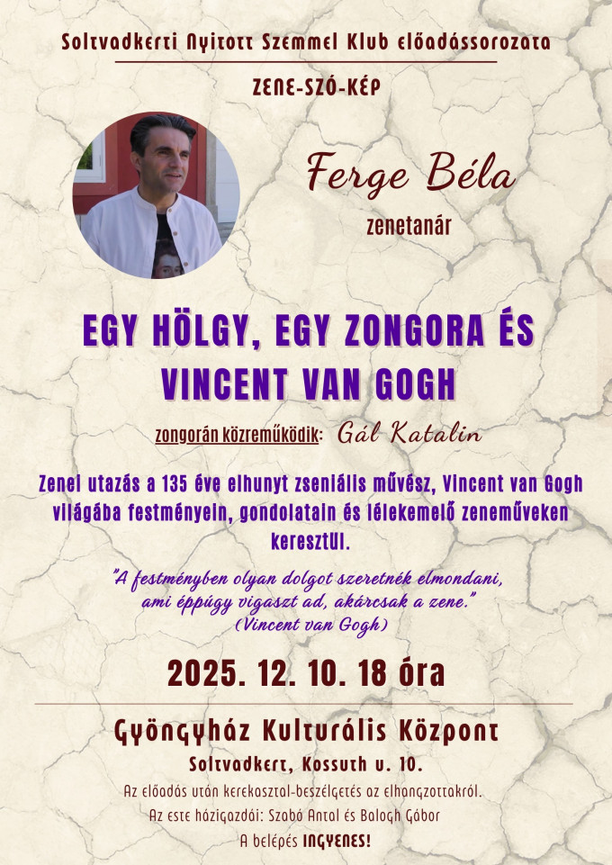 ZENE - SZÓ - KÉP - Ferge Béla előadása Soltvadkerten