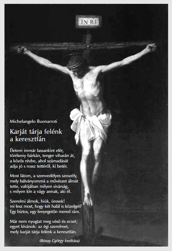 Karját tárja felénk a keresztfán